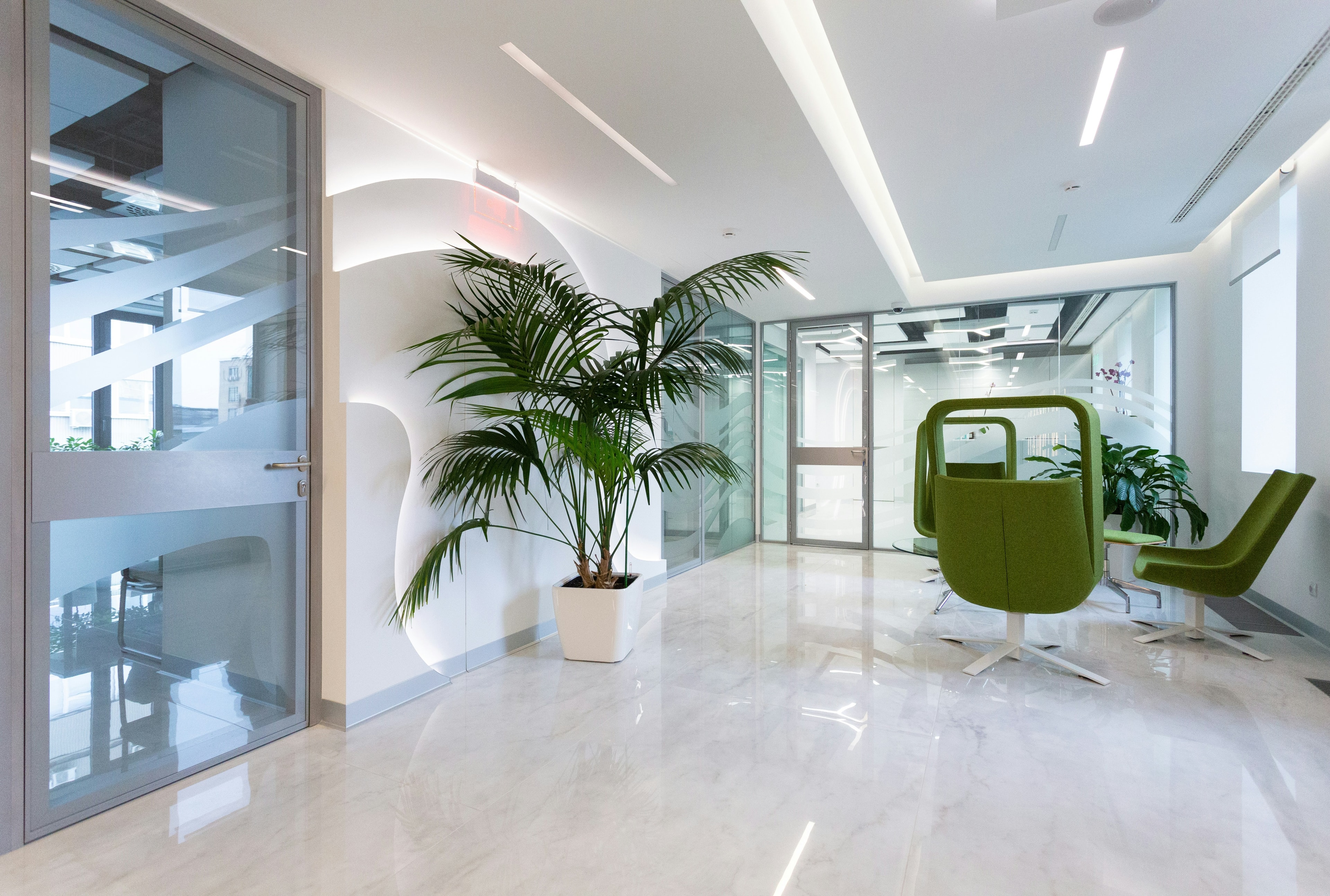 Modern clinic or hospital waiting room